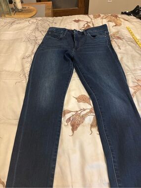 Sam Edelman The Stiletto Jeans-2 pair lot. Blue & Black. Size 30. Excel. Cond.